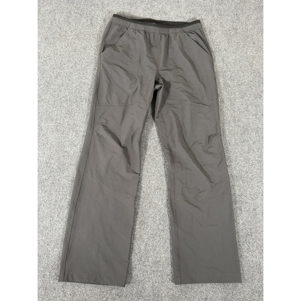 The North Face A2UJ Mens Medium Stretch Hiking Trail Pants Gray Nylon Outdoor
